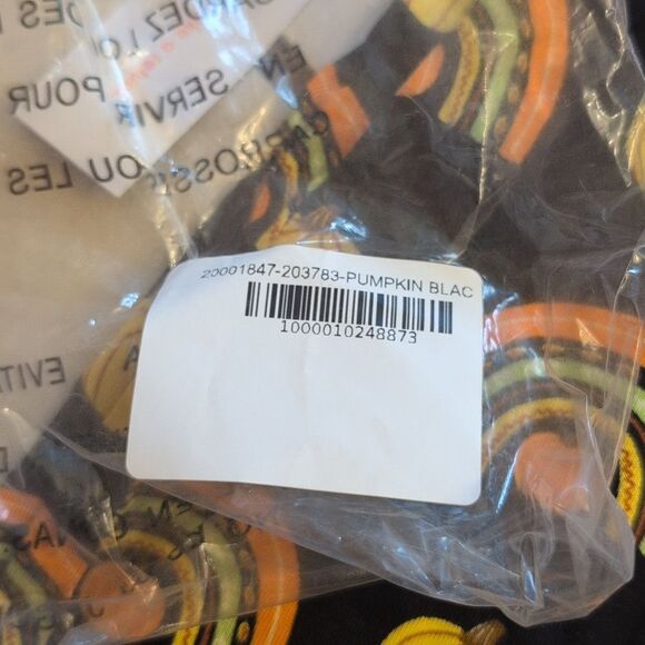 NWT ModCloth Winning Them Over Top Black Orange Pumpkin Halloween Size M - Picture 9 of 11